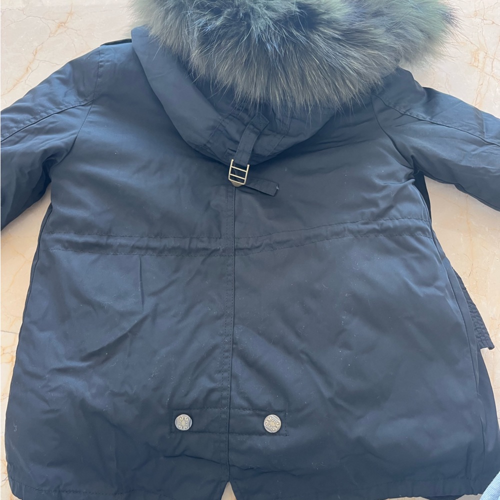 Kids size 6 fur lined parka - Picture 4 of 5